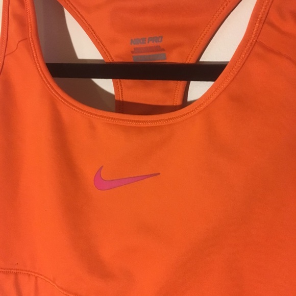 Nike Orange Sports Bra - Picture 3 of 4
